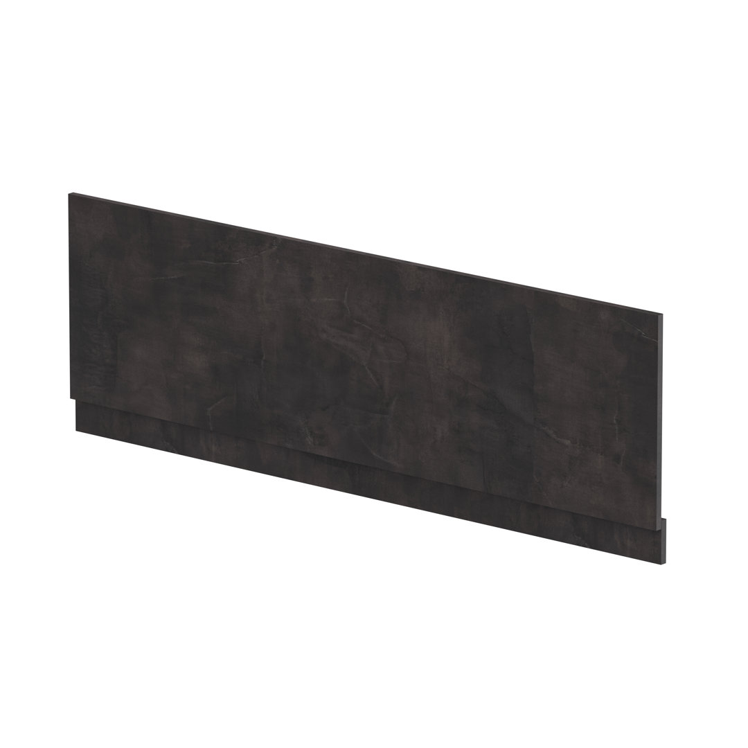 Nuie 1700Mm Bath Front Panel & Plinth Metallic Slate